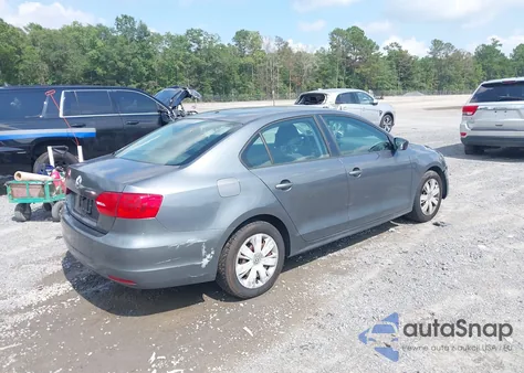 2012 Volkswagen Jetta S из США, поврежденный, VIN 3VW2K7AJ5CN334283